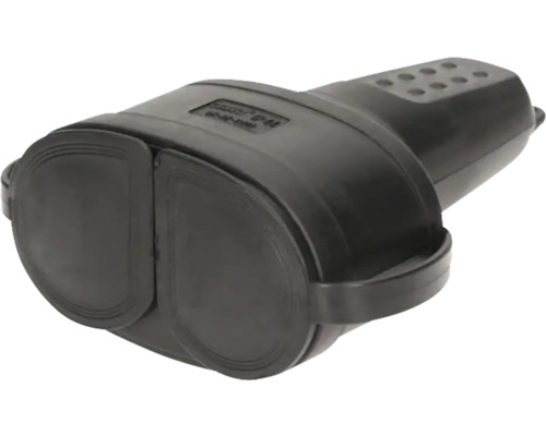 Cuplă prelungitoare cu contact de protecție pentru exterior