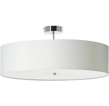 Plafonieră Andria E27 max. 1x60W, alb/crom
