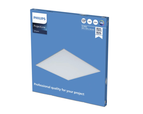 Panou cu LED integrat Philips 36W 3200 lumeni 60x60cm, | HORNBACH