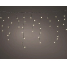 Ghirlandă luminoasă cu șiruri atârnate și lumini mici