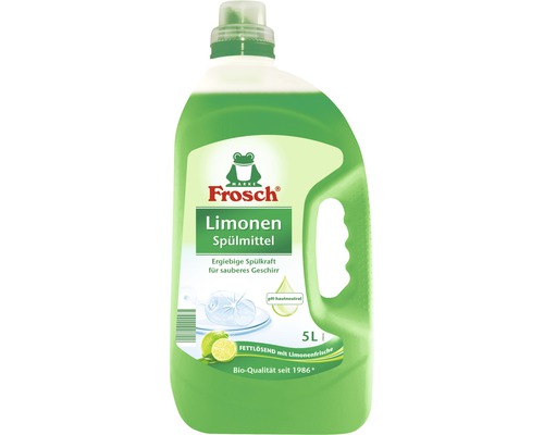 Detergent lichid vase Frosch 5L lămâie