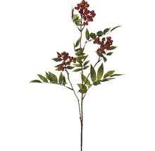 Plantă artificială Ramură decorativă H 84 cm roșie