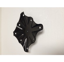 Conector de colț negru cu mai multe găuri