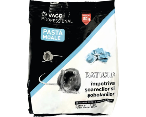 Pastă Vaco Professional împotriva șoarecilor și șobolanilor 150 g