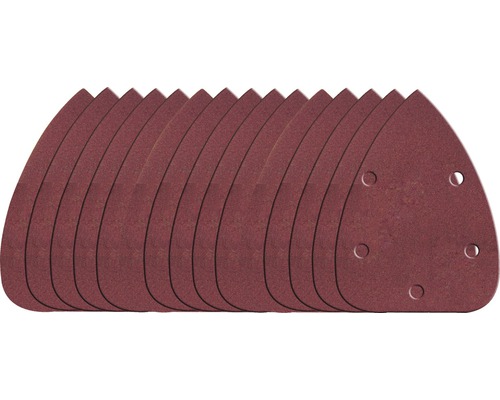 Set pânze șlefuitor Delta Worx 140X90 Set de șmirghel triunghiular cu găuri pentru șlefuitor triunghiular