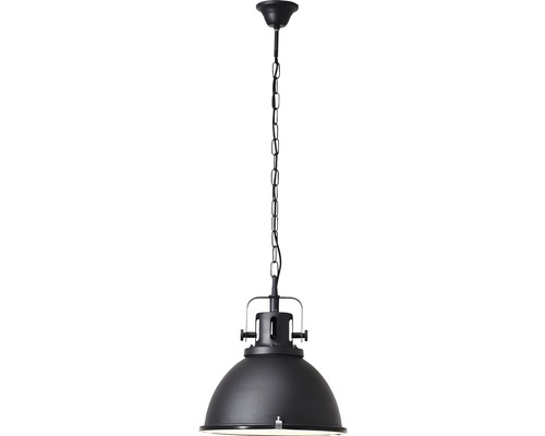 Lumină suspendată neagră cu suspensie cu lanț