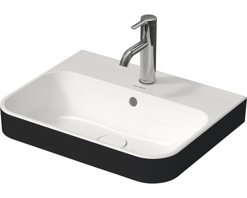 Lavoar pe blat DURAVIT Happy D.2 Plus 50x40 cm alb/antracit