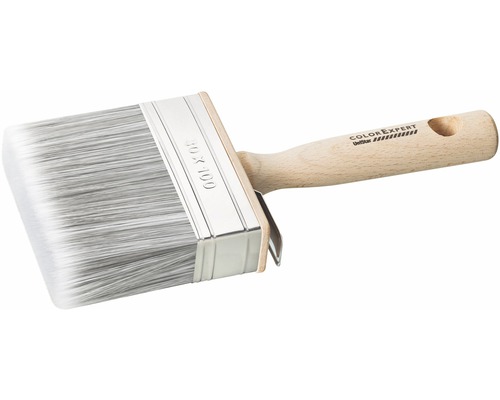 Pensulă UniStar pentru suprafețe mari 100x30 mm, mâner lemn, pentru lacuri Pensulă plată cu mâner din lemn și peri 30 x 100