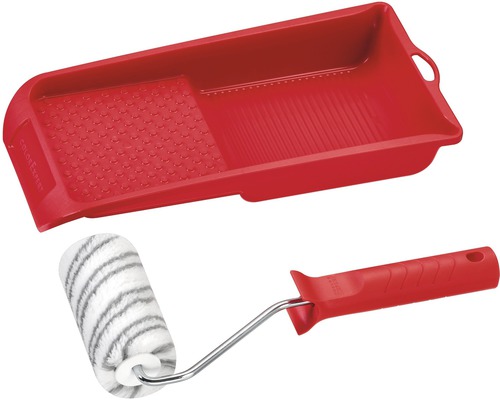 Set trafalet 12 cm cu tăviță vopsea 14x29 cm buc