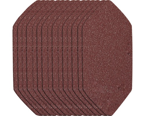 Set 15 foi abrazive Worx 76x30mm pentru WX820 Mai multe discuri abrazive în formă octogonală