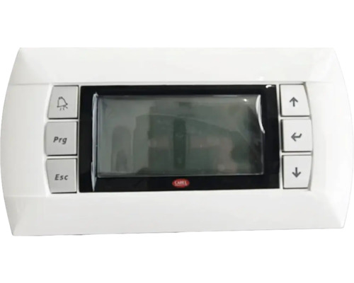 Afișaj logo Carel cu butoane de comandă