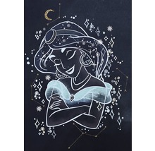 Desen cu prințesa Jasmine cu stele și constelații