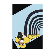Opera de artă Mickey Mouse cu viziune tunel