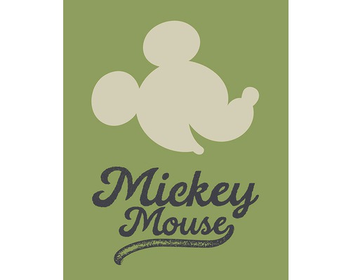 Poster Mickey Mouse Green Head 40x50 cm | HORNBACH