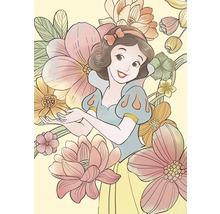 Ilustrație cu Albă ca Zăpada înconjurată de flori