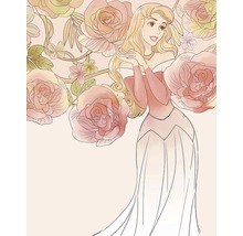 Ilustrație cu Aurora cu ornamente florale