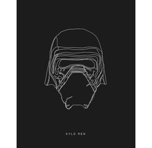 Desen liniar cască Kylo Ren