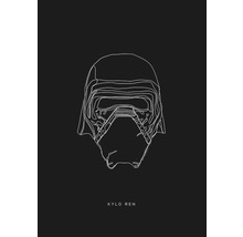 Ilustrație a căștii lui Kylo Ren