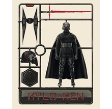 Set de modelism Kylo Ren cu figurină, navă spațială și accesorii
