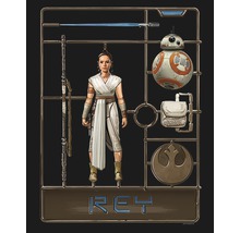 Set de construcție figurină Star Wars Rey