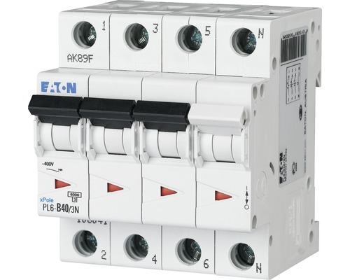 Disjunctor electric modular Eaton xPole 3P+N 32A 6kA, | HORNBACH
