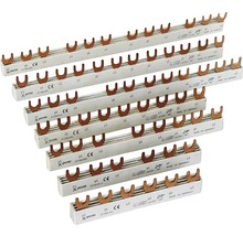Bară busbar tip furcă Eaton 2P 63A 12x, pentru tablouri eletrice