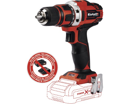 Mașină de găurit & înșurubat cu impact Einhell TE-CD 18/40 Li-Solo max. 40Nm, max. 1500 r/min, fără acumulator și încărcător