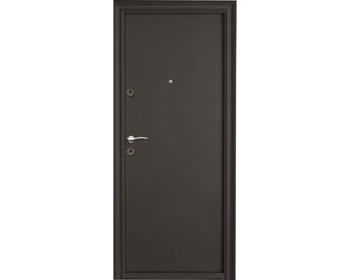 Ușă de intrare metalică pentru exterior Tracia Classic 88x205 cm stânga