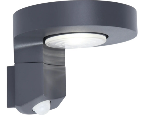 Lampă solară cu LED Lutec Diso 200 lumeni 4000K, senzor de mișcare, plastic Lumină de perete pentru exterior cu senzor de mișcare