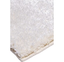 Imagine detaliată cu un covor alb cu fibre lungi