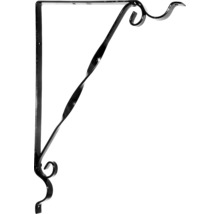 Consolă de perete din metal cu ornamente decorative