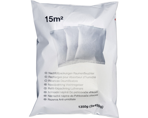 Rezerve pentru dezumidificator 3 x 450 g Rezerve pentru dezumidificator 3 x 450 g