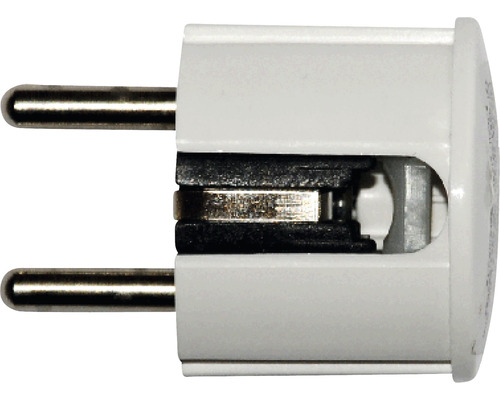 Ștecher cu contact de protecție CP Starke 16A alb, cu ieșire laterală cablu Adaptor alb de călătorie pentru prize
