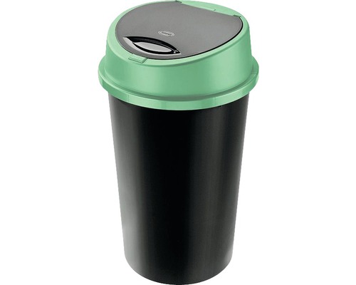 Coș de gunoi Bingo verde 25 litri capac batant