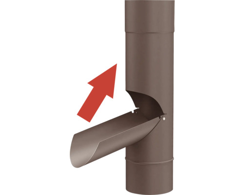 Clapet pentru țeavă de ploaie pentru scurgerea apei pluviale.