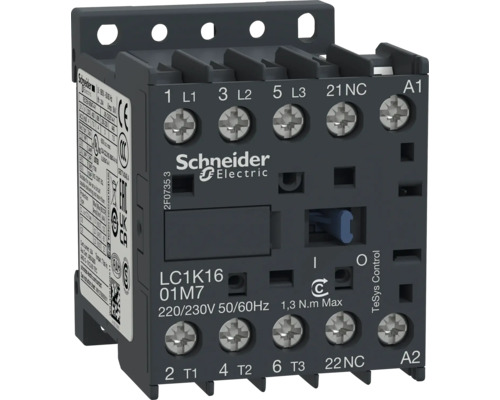 Contactor modular Schneider TESYS K 3P 16A, pentru tablouri electrice