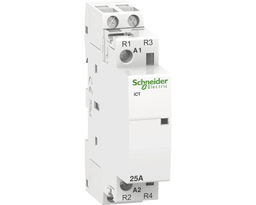 Contactor modular Schneider ACTI9 2P 25A, pentru tablouri electrice