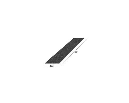 Covoraș de mochetă întunecată cu dimensiuni 463 pe 1390 milimetri