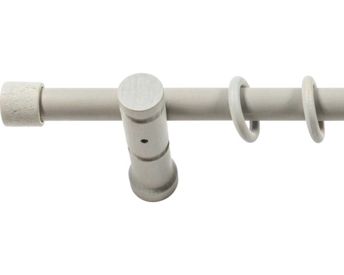 Bară de perdea cu suport și inele