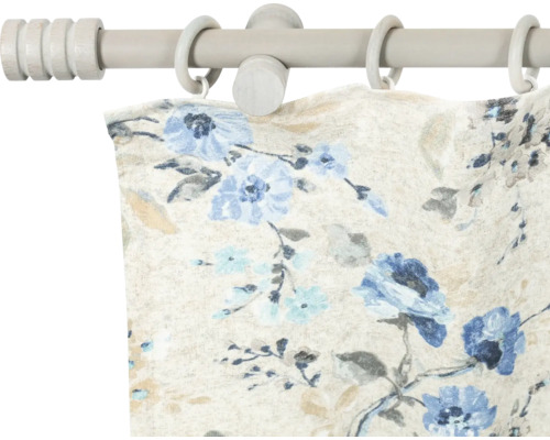 Bară de perdea cu model floral