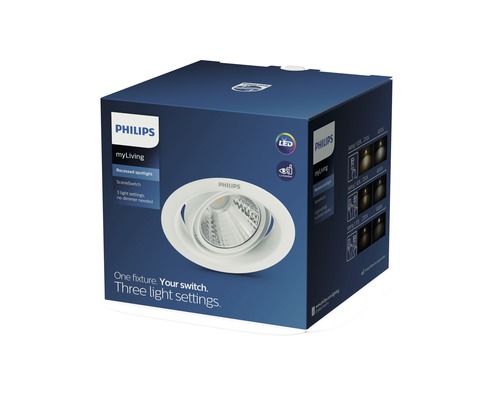 Spot încastrat Philips myLiving SceneSwitch în ambalajul produsului