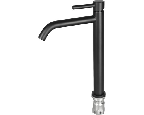 Baterie lavoar monocomandă înaltă negru mat Baterie lavoar monocomandă înaltă negru mat