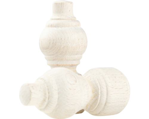 Doi butoni de șurub din lemn