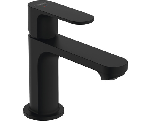 Baterie lavoar monocomandă hansgrohe Rebris S 80 negru mat