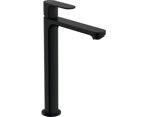 Baterie lavoar monocomandă înaltă hansgrohe Rebris S negru mat Baterie înaltă pentru lavoar pentru montaj pe blat