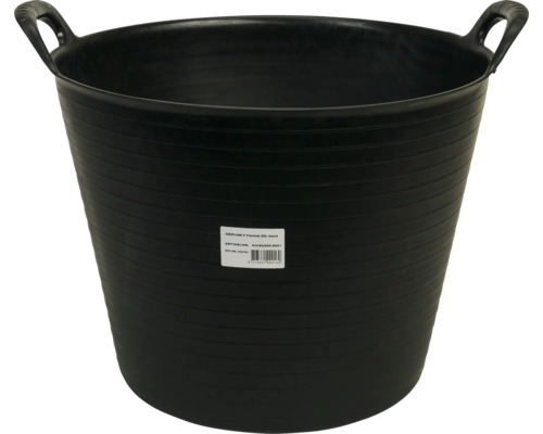 Coș grădină GRIPLINE plastic 25 l negru | HORNBACH