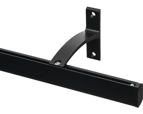 Bară de perdea cu suport pentru montare pe perete