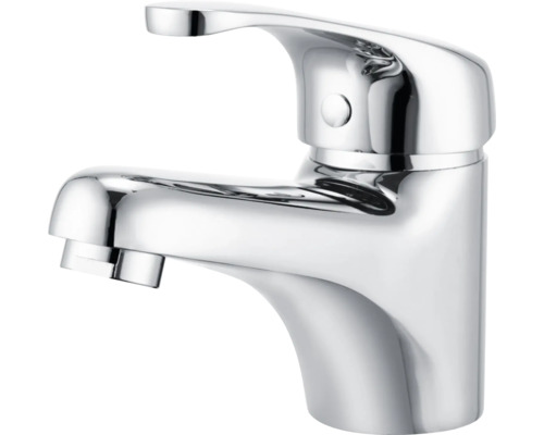 Baterie monocomandă pentru lavoar din metal cromat