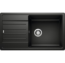 Chiuvetă de bucătărie neagră cu picurător