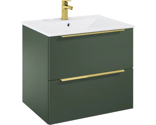 Set Roca Elegant Plus bază lavoar și lavoar 60 cm verde Set Roca Elegant Plus bază lavoar și lavoar 60 cm verde